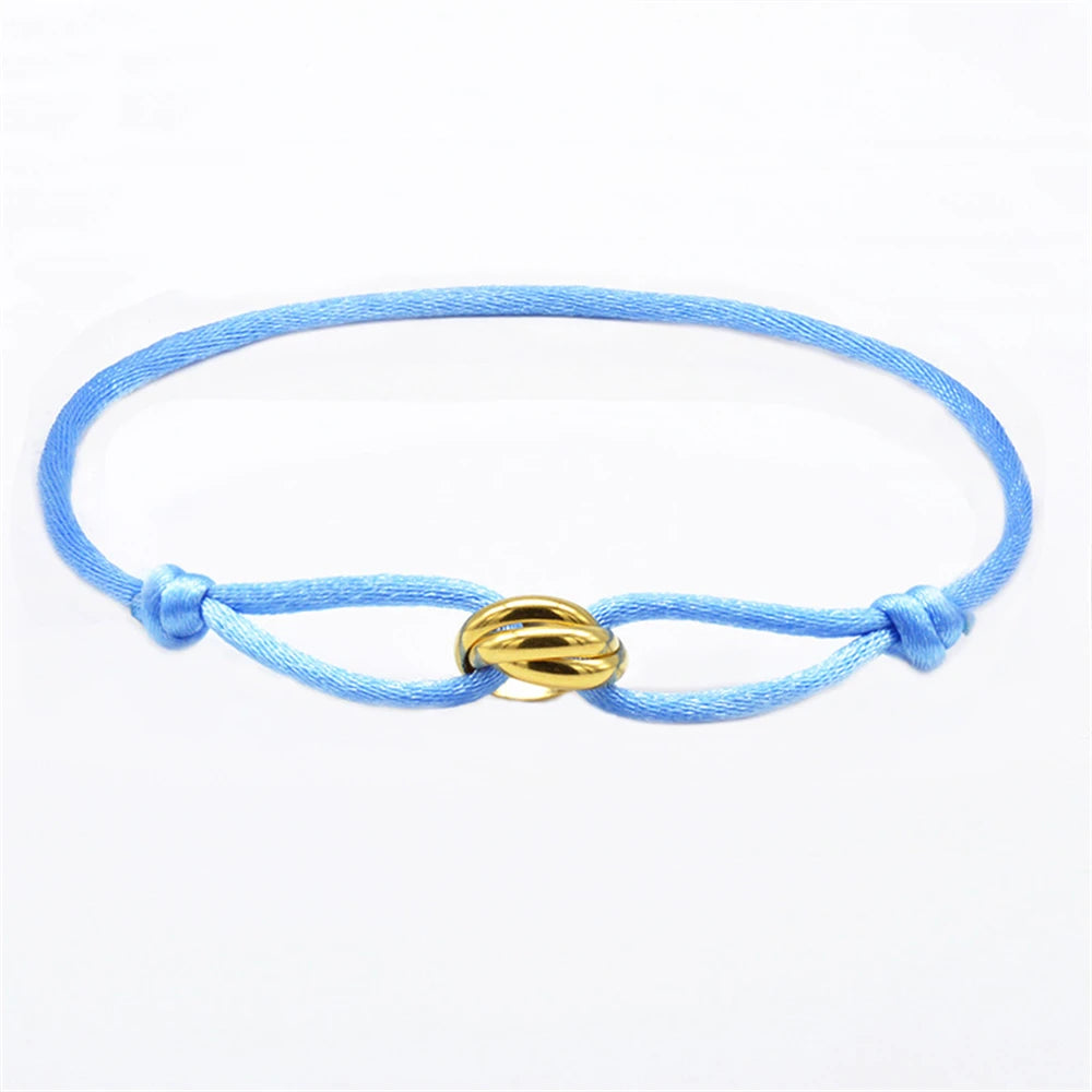 DRAVEN — Unisex Rope Bracelet with Metal Buckle