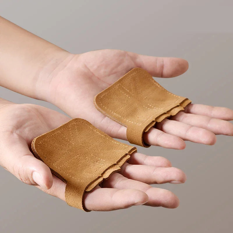 DRAVEN — Leather Weightlifting Gloves – Unisex Gym Grip Style