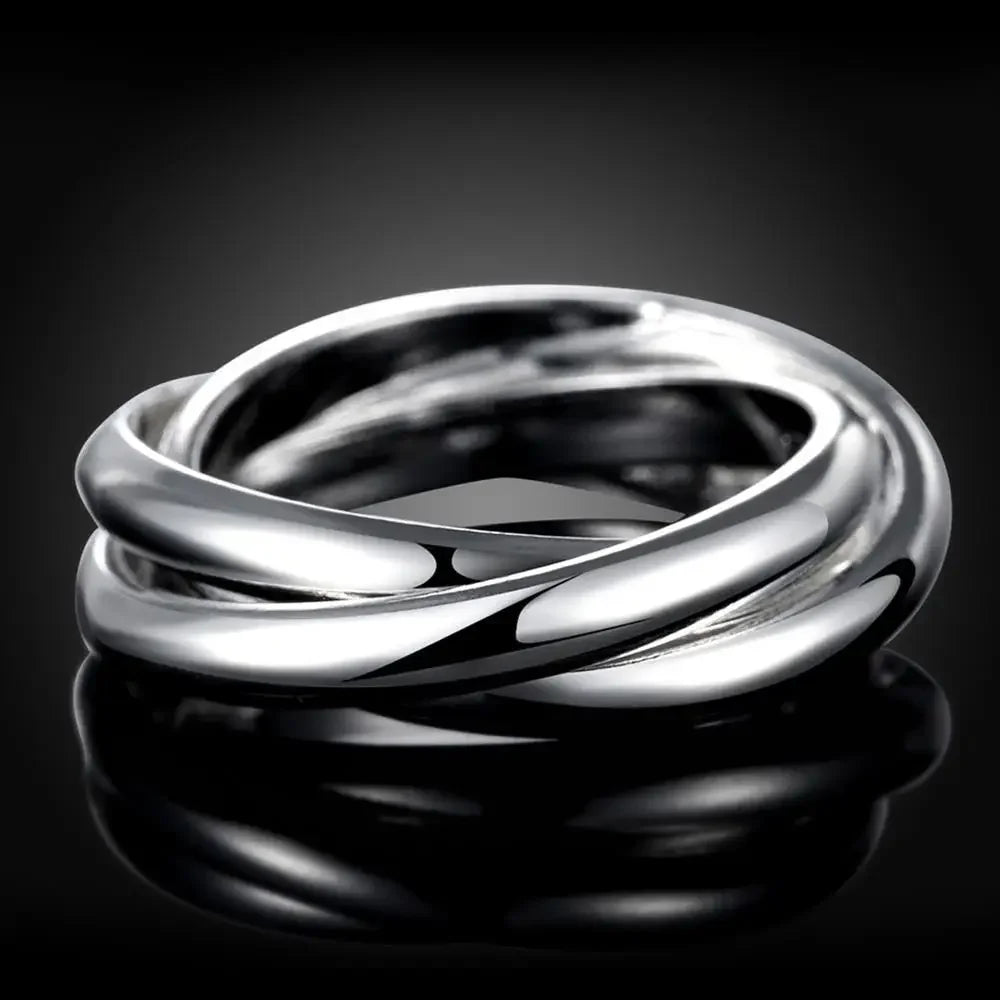 DRAVEN — Triple Circle Sterling Silver Ring
