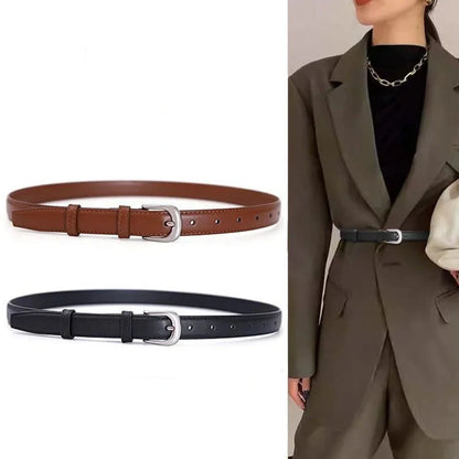 Designer Leather Belt Women Black Brown Dress Style – Elegant Men's Accessory | Accessorio Uomo Elegante