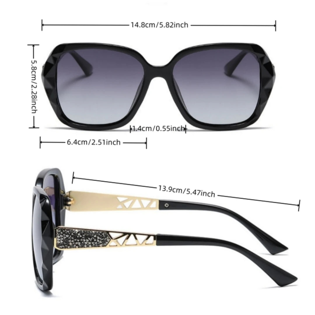 DRAVEN — Diamond-Embellished Sunglasses – Elegant Summer Design