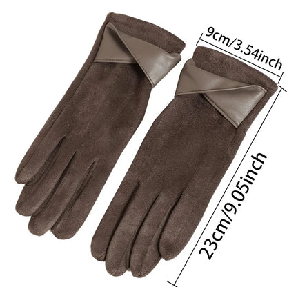 Suede Touchscreen Gloves – Women’s Elegant Winter Style – Elegant Men's Accessory | Accessorio Uomo Elegante