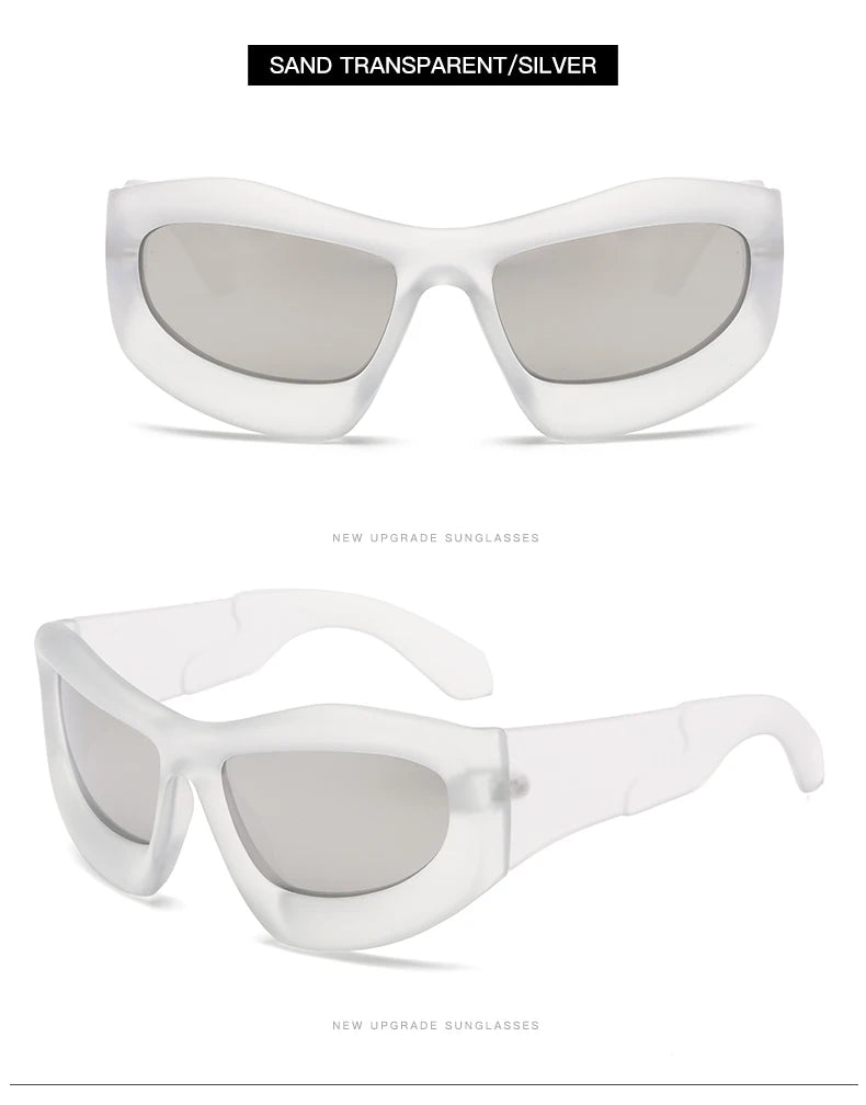 DRAVEN — Y2K Large Frame Sunglasses – Punk  Street Luxury Shades