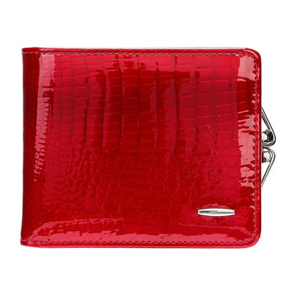 Luxury Genuine Leather Wallet Women Short Clip Purse – Elegant Men's Accessory | Accessorio Uomo Elegante