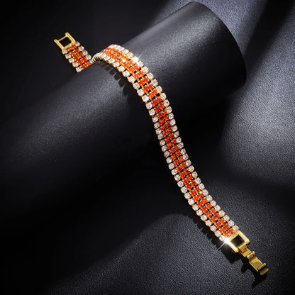 Multicolor Roman Crystal Bracelet – Elegant Men's Accessory | Accessorio Uomo Elegante
