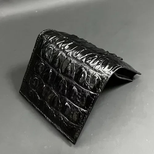 DRAVEN — Crocodile Genuine Leather Wallet Men Short Luxury Design