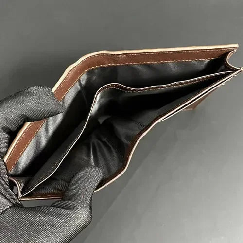 Crocodile Genuine Leather Wallet Men Short Luxury Design – Elegant Men's Accessory | Accessorio Uomo Elegante