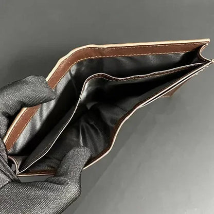 Crocodile Genuine Leather Wallet Men Short Luxury Design – Elegant Men's Accessory | Accessorio Uomo Elegante