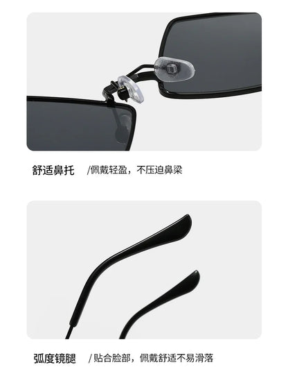 Diamond Frame Sunglasses – Elegant Men's Accessory | Accessorio Uomo Elegante