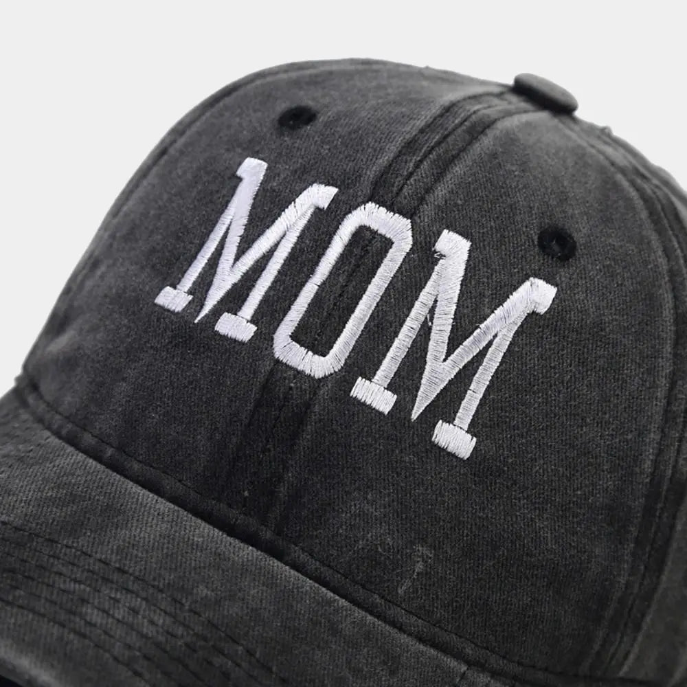 DRAVEN — DAD MOM Embroidered Cap – Unisex Cotton Street Style