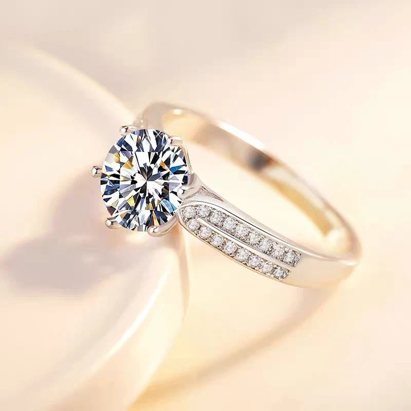 DRAVEN — Gorgeous 3 Carat Silver Promise Ring