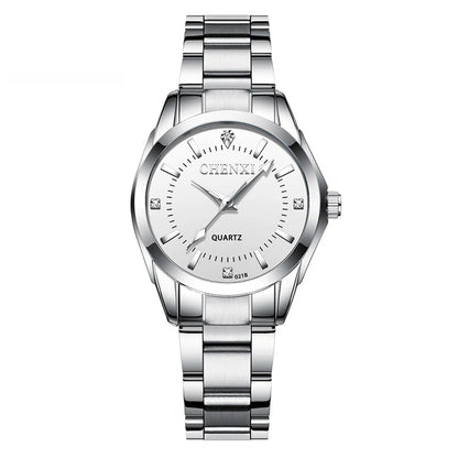 Women’s Luxury Steel Watch – Luminous Quartz & Elegant Design – Elegant Men's Accessory | Accessorio Uomo Elegante