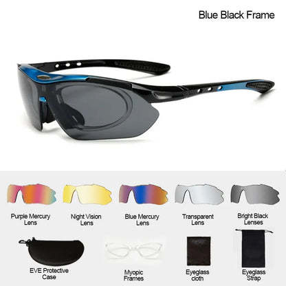 Cycling Sport Sunglasses – Road & Mountain Design – Elegant Men's Accessory | Accessorio Uomo Elegante