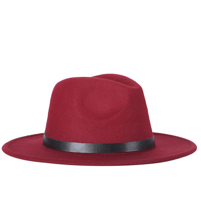 2025 Classic Fedora Hat – Unisex Wool Blend Jazz Style – Elegant Men's Accessory | Accessorio Uomo Elegante