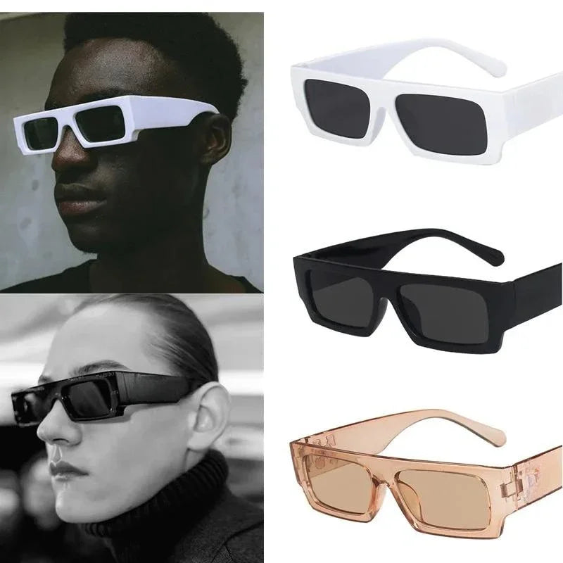 DRAVEN — White Square Sunglasses – Y2K  Designer UV400 Eyewear