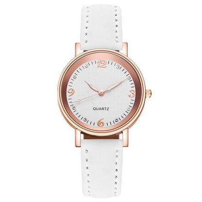 Soft Elegance – Women’s Leather Strap Watch with Bracelet-Inspired Design – Elegant Men's Accessory | Accessorio Uomo Elegante