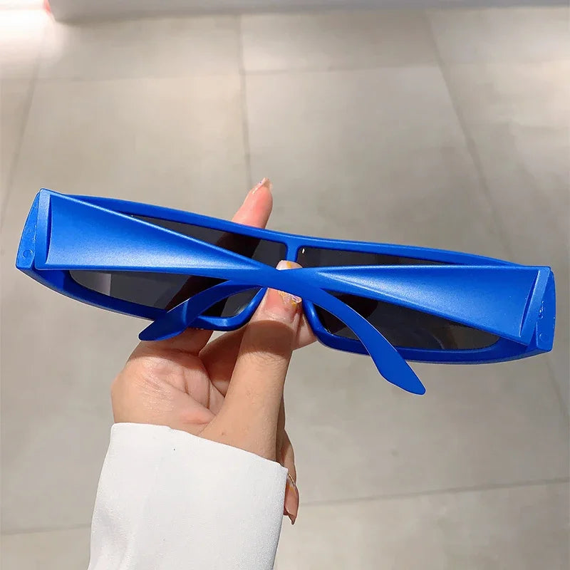 Monoblock Wrap Sunglasses – Futuristic Punk Style – Elegant Men's Accessory | Accessorio Uomo Elegante