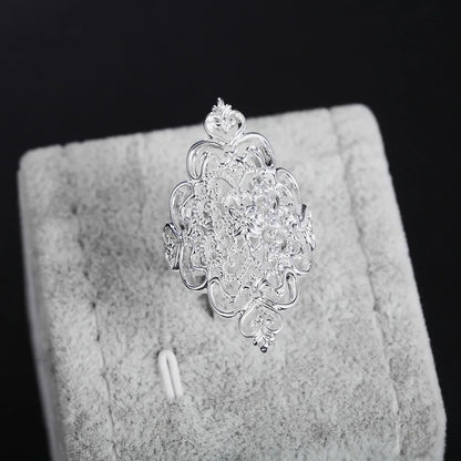 Elegant Wide Sterling Silver Ring – Elegant Men's Accessory | Accessorio Uomo Elegante