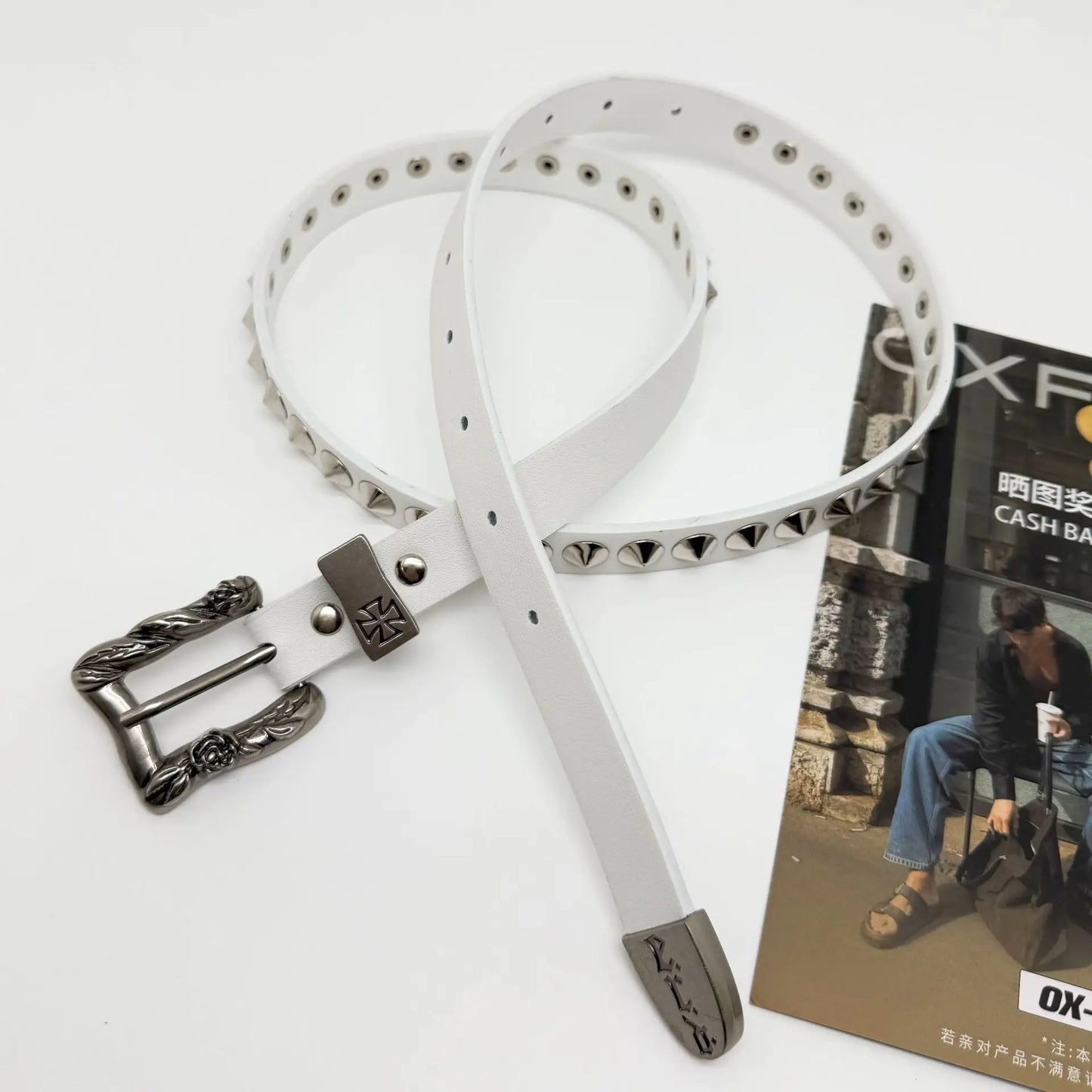 DRAVEN — Y2K Punk PU Leather Belt Unisex Gothic Corset Design