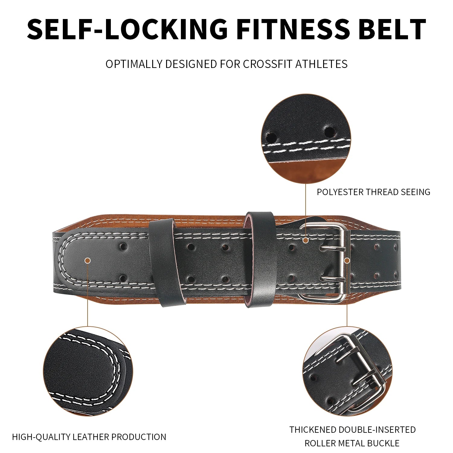 Weight Lifting Belt Men Women Gym Fitness Support – Elegant Men's Accessory | Accessorio Uomo Elegante