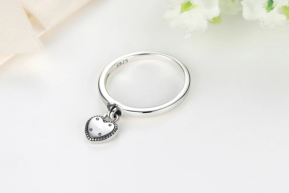 DRAVEN — Rose Gold Crown Heart Ring