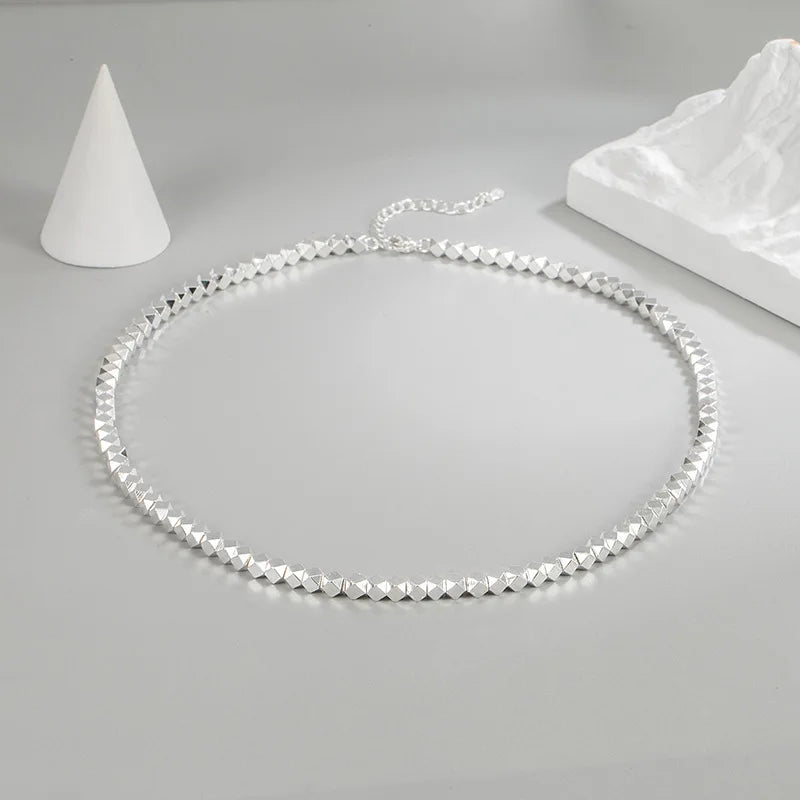 DRAVEN — Trendy 925 Sterling Silver Necklace – Shiny Fashion Chain for Women