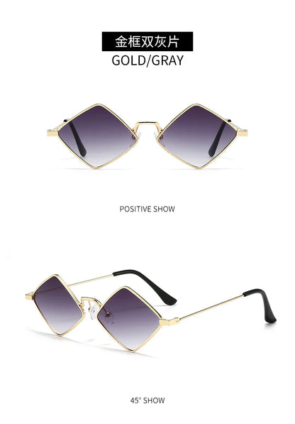 Diamond Frame Sunglasses – Elegant Men's Accessory | Accessorio Uomo Elegante