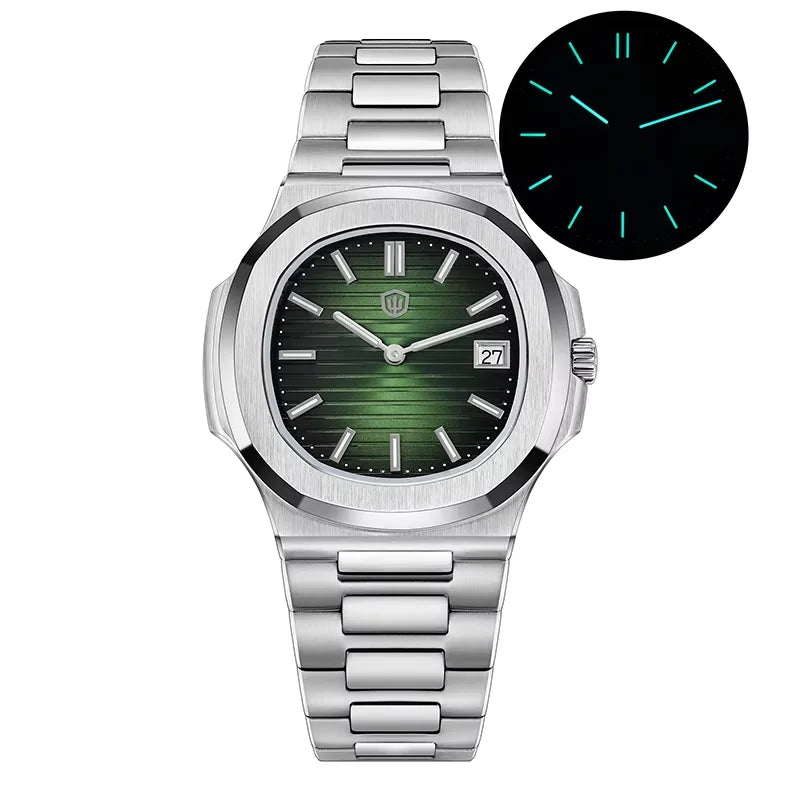 Heritage Depth – Watchdives WD00013 with Sapphire Crystal & Ronda 714 Movement – Elegant Men's Accessory | Accessorio Uomo Elegante