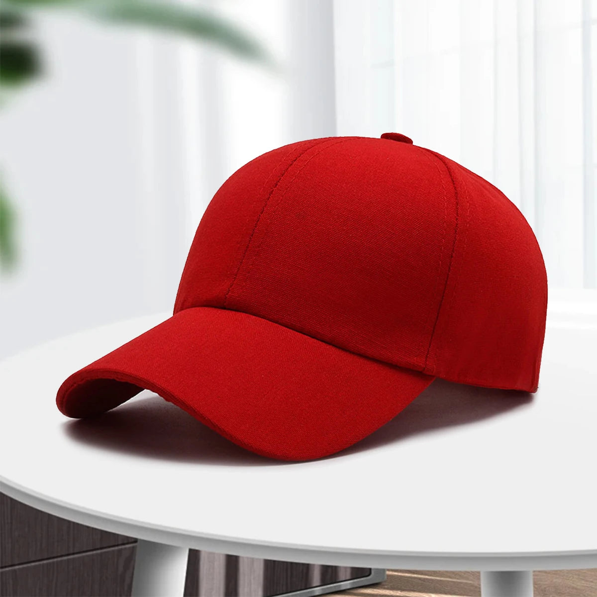DRAVEN — Plain Curved Visor Cap – Unisex Minimal Street Style