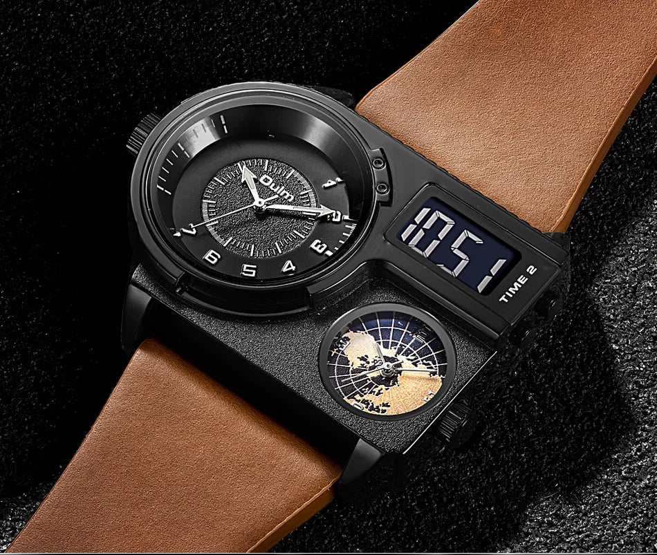 DRAVEN — Street Vision – Men’s Large Dial Hip-Hop Watch with Bold Urban Design