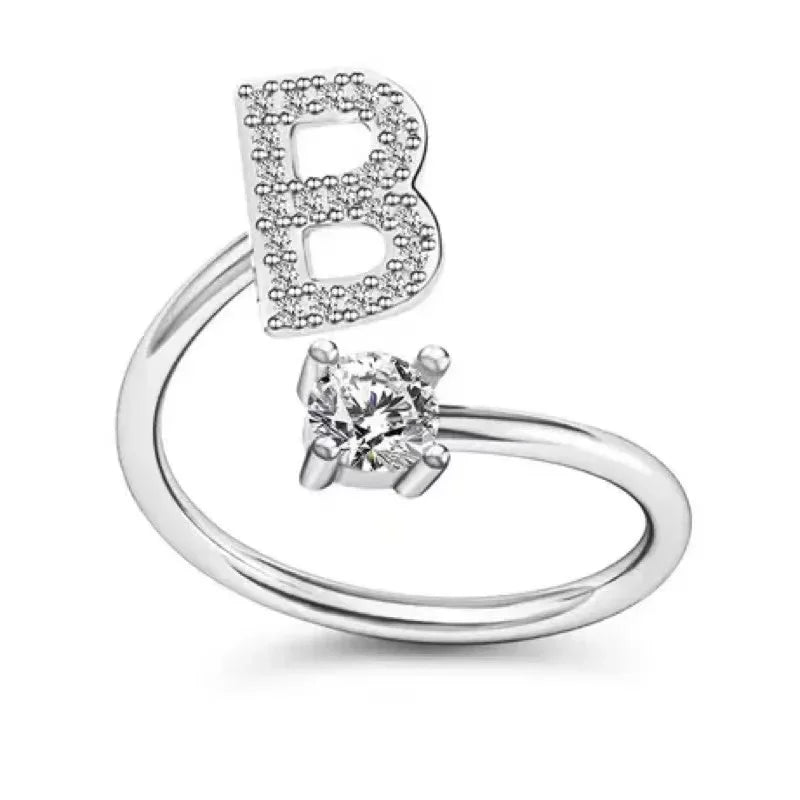 DRAVEN — Alphabet Initial Zircon Ring
