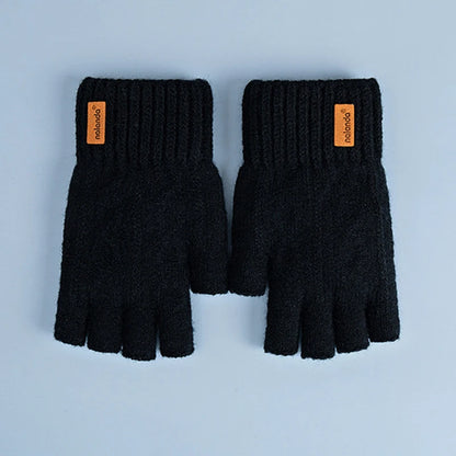 Knitted Fingerless Gloves – Unisex Winter Street Style