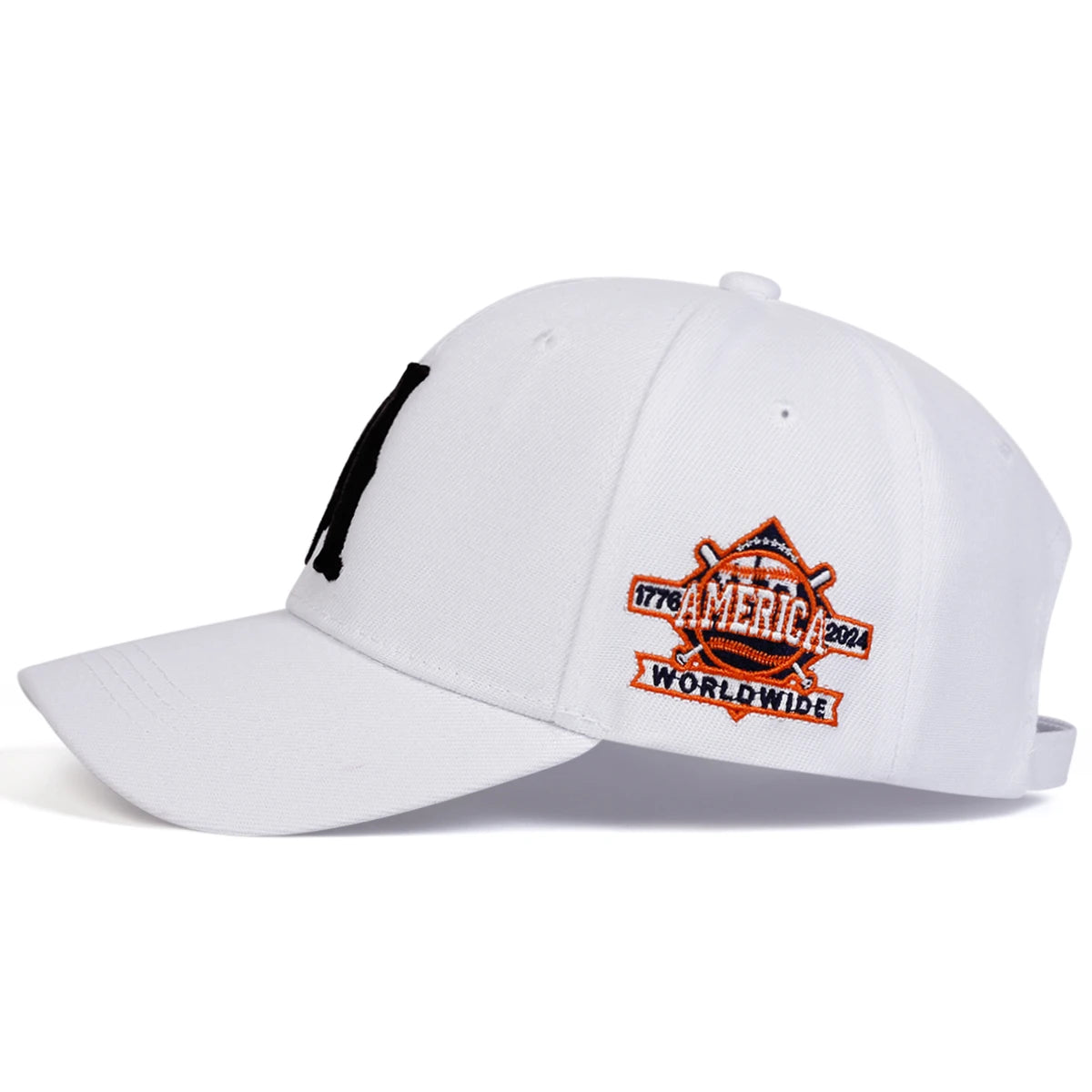 DRAVEN — A Letter Embroidered Cap – Unisex Casual Street Style