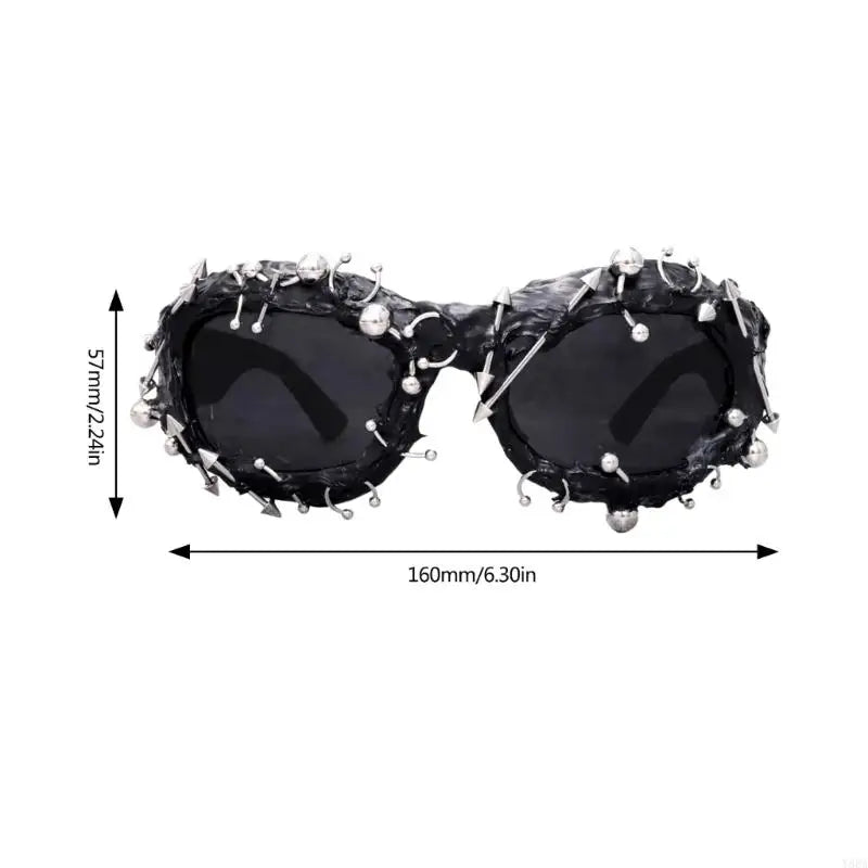 DRAVEN — Rivet Frame Sunglasses – Punk  Night Shades