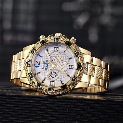 Men’s Slim Chronograph Watch – Stainless Steel – Elegant Men's Accessory | Accessorio Uomo Elegante