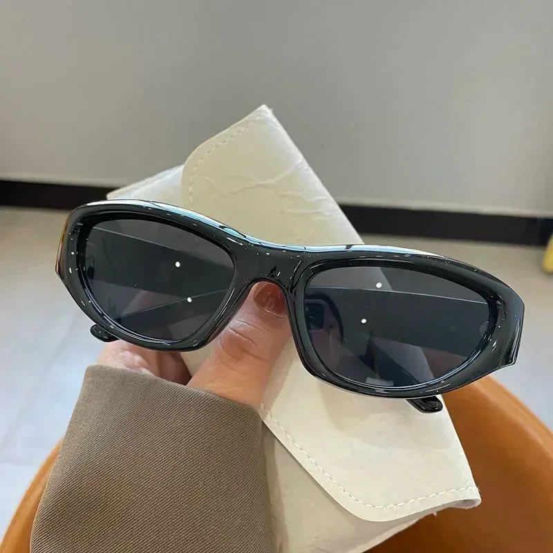 DRAVEN — Y2K Cat Eye Sunglasses – Vintage Punk Mirror Shades