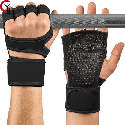 Weight Lifting Gloves – Full Palm Protection & Wrist Wraps