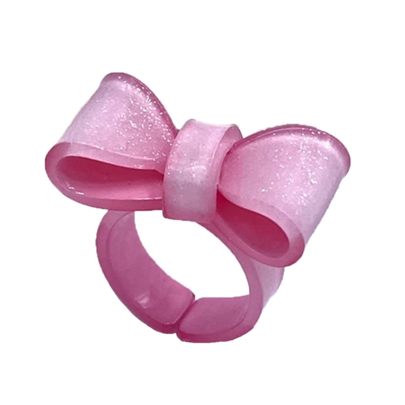 DRAVEN — Colorful Bowknot Resin Ring