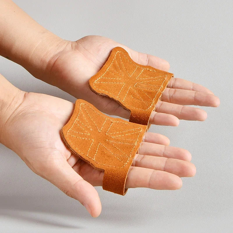 DRAVEN — Leather Weightlifting Gloves – Unisex Gym Grip Style