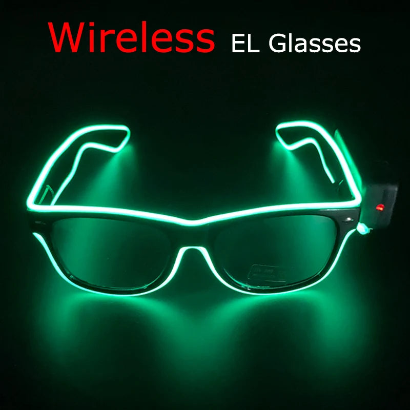DRAVEN — Wireless LED Glow Sunglasses – Carnival Party Style