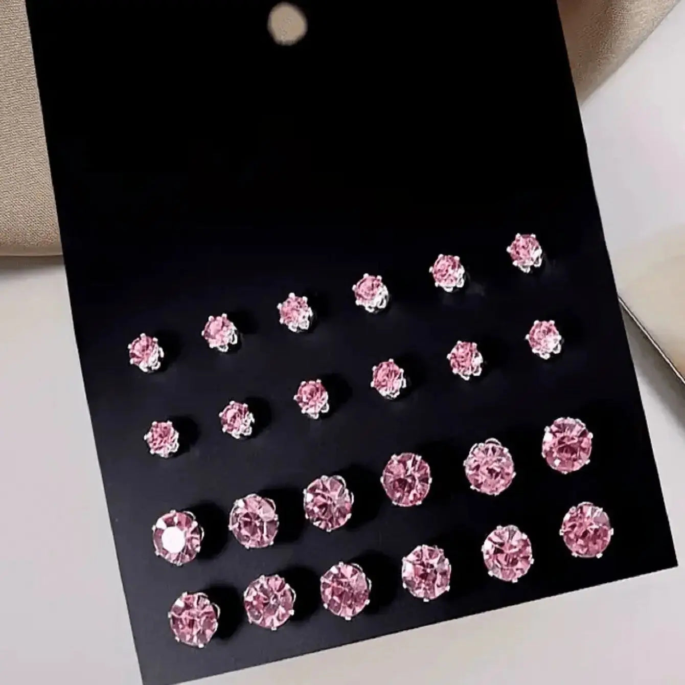 DRAVEN — Minimalist Sparkly Zirconia Earring Set