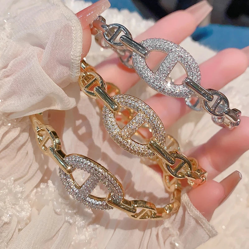 DRAVEN — 18K Gold Plated Skeleton Bangle