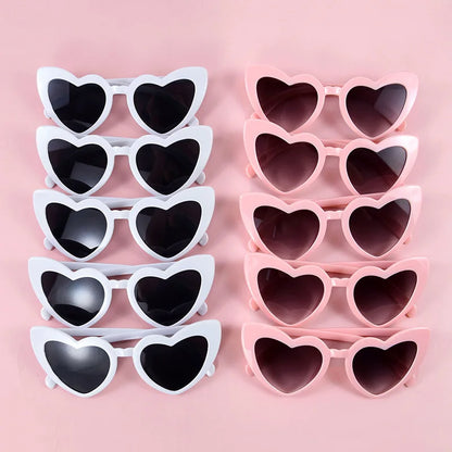 Heart Shape Sunglasses – Trendy Street Love Party Shades – Elegant Men's Accessory | Accessorio Uomo Elegante