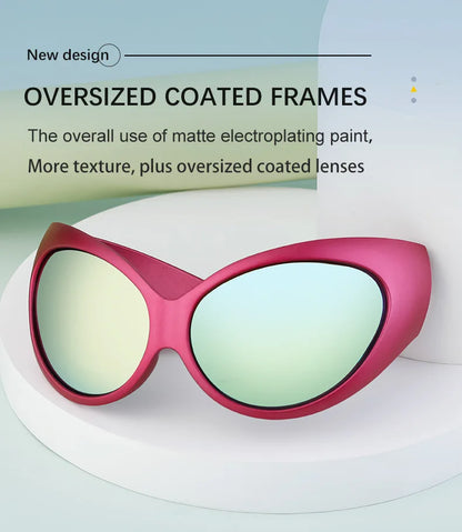 Retro Futuristic Sunglasses – Steampunk Y2K Style – Elegant Men's Accessory | Accessorio Uomo Elegante