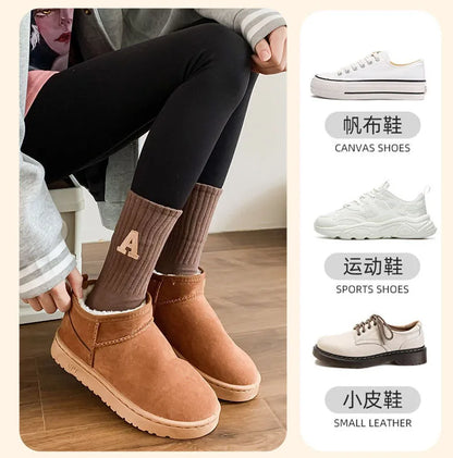 Women's Kawaii Letter A Socks – Warm Korean Style