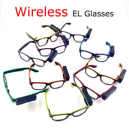 Wireless LED Glow Sunglasses – Carnival Party Style