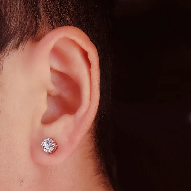DRAVEN — Shining Zircon Magnetic Ear Studs