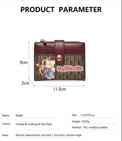 Light Luxury Wallet Women Animal Print Design – Elegant Men's Accessory | Accessorio Uomo Elegante