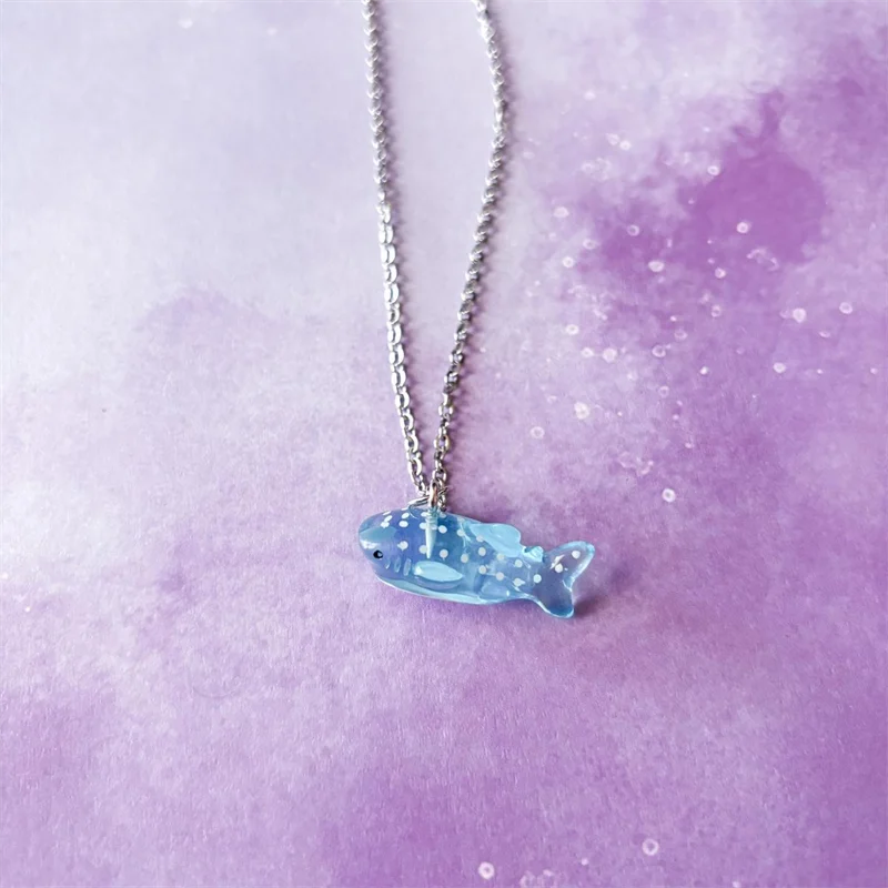 DRAVEN — Adorable Whale Shark Necklace – Cute Ocean-Inspired Jewelry