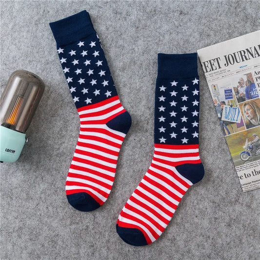 DRAVEN — US Flag Long Socks – Unisex Street Style — Socks | DRAVEN